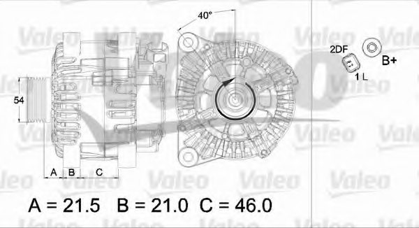 VALEO 437472 Alternator